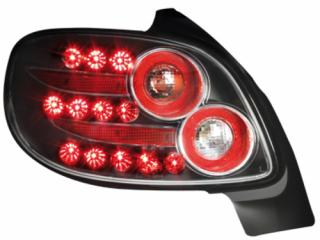 PEUGEOT 206 - Zadní světla LED LH - Černá