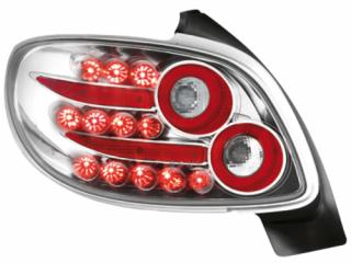 PEUGEOT 206 - Zadní světla LED LH - Chromová