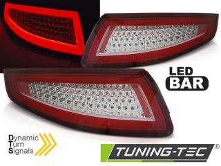 PORSCHE 911 / 997 04-09 - Zadní světla LED BAR - Červená