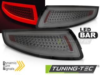 PORSCHE 911 / 997 04-09 - Zadní světla LED BAR - Kouřová