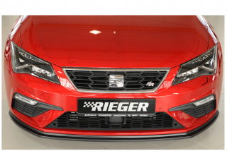 SEAT LEON 5F FR / CUPRA 2017- Přední lipa RIEGER - Černá/Mat