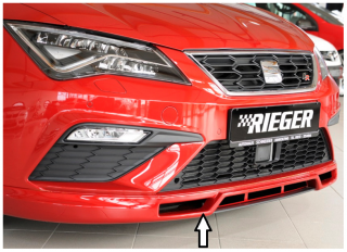 SEAT LEON 5F FR / CUPRA 2017- Přední spoiler RIEGER