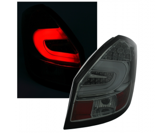 ŠKODA FABIA 2 - Zadní světla LIGHT BAR LED - Kouřová