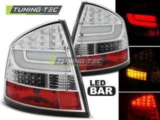 ŠKODA OCTAVIA 2 LIMO - Zadní světla LED LIGHT BAR - Chromová