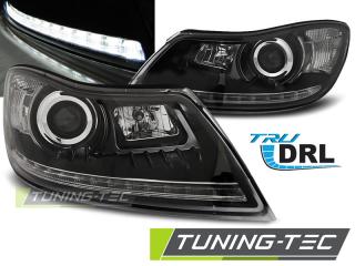 ŠKODA OCTAVIA 2 - Přední světla DAYLIGHT DRL SONAR - Černá