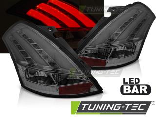 SUZUKI SWIFT 10-17 - Zadní světla LED BAR - Kouřová