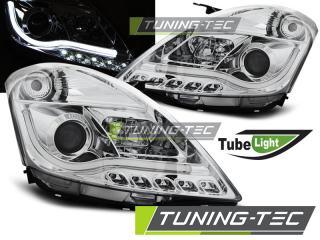 SUZUKI SWIFT 4 - Přední světla TUBE LIGHT - Chromová