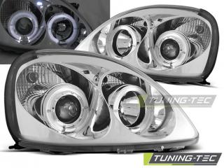 TOYOTA YARIS - Přední světla Angel Eyes - Chromová