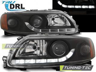 VOLVO V70 / S60 - Přední světla TRU DRL - Černá