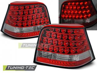 VW GOLF 4 - Zadní světla LED - Červená
