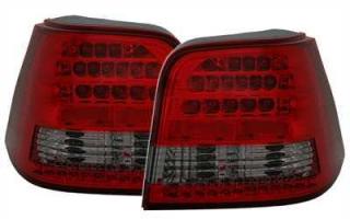VW GOLF 4 - Zadní světla LED - Červená/Kouřová