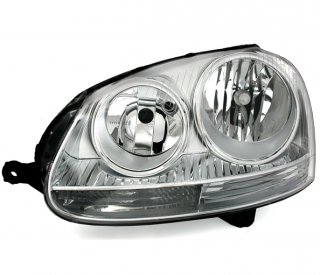 VW GOLF 5 - Přední světlo EAGLE EYES Levá - Chromová