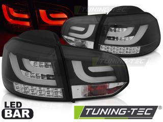 VW GOLF 6 - Zadní světla LED BAR - Černá