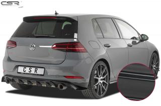 VW GOLF 7 CSR vložka zadního nárazníku - černý matný