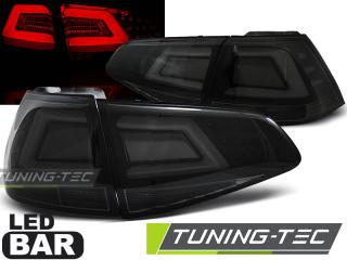 VW GOLF 7 - Zadní světla LED BAR - Černá/Kouřová