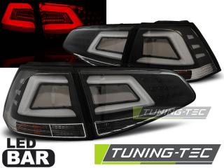 VW GOLF 7 - Zadní světla LED BAR - Černá