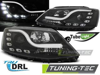 VW JETTA 6 - Přední světla TUBE LIGHT TRU DRL - Černá