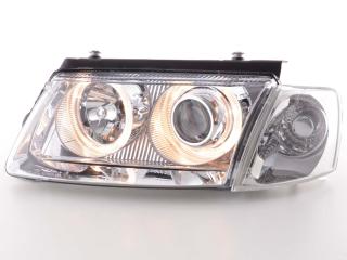VW PASSAT 3B - Přední světla ANGEL EYES H7/H7 DEPO - Chromová
