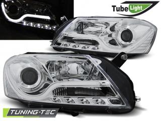 VW PASSAT 3C B7 - Přední světla TUBE LIGHT SONAR - Chromová