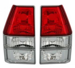 VW POLO 86C - Zadní světla Čirá - Chromová