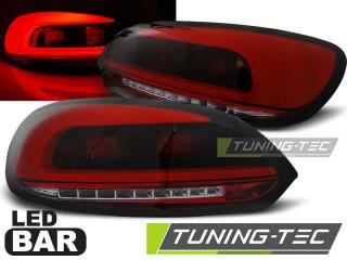 VW SCIROCCO - Zadní světla LED BAR - Červená/Kouřová