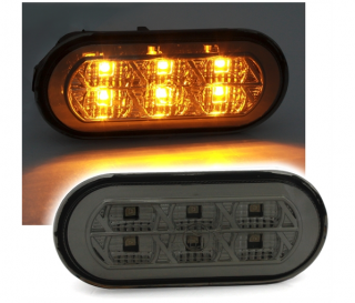 VW / SEAT / FORD - Boční blikače 6 LED DEPO - Kouřová