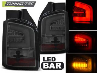 VW T5 GP - Zadní světla LED BAR SONAR (jednodílné dveře) - Kouřová