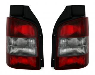 VW T5 - Zadní světla TYC - Červená/Tmavá