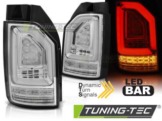 VW T6 - Zadní světla LED LIGHT BAR DYNAMICKÝ BLIKAČ - Chromová