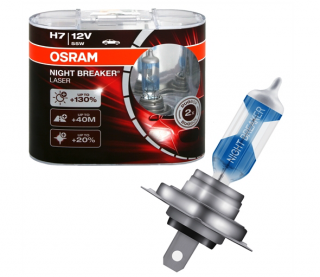 Žárovky OSRAM NIGHT BREAKER LASER H7 12V 55W