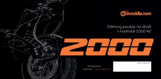 Dárkový voucher na 2000 Kč
