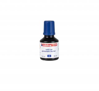Inkoust permanentní Edding T 25, 30 ml, modrý
