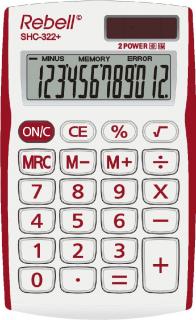 Kalkulačka REBELL SHC 312 červená
