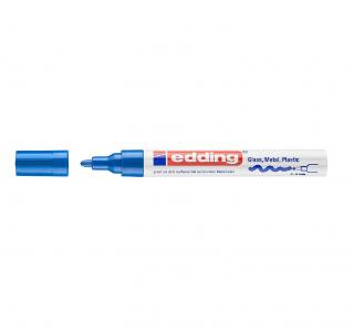 Lakový popisovač Edding 750, modrý