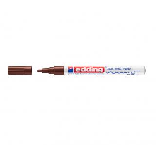 Lakový popisovač Edding 751, hnědý