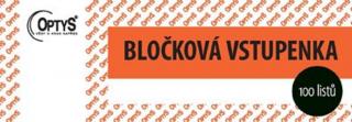 OPTYS Vstupenka bločková 1-100 červená