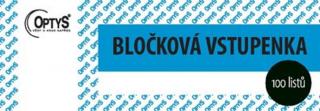 OPTYS Vstupenka bločková 1-100 modrá