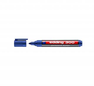 Permanentní popisovač Edding 300, modrý