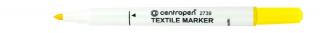 Značkovač textil 2739 žlutý