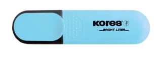 Zvýrazňovač KORES bright liner 36103, modrý
