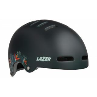 Cyklistická helma Lazer ARMOR + LED, Green Flowers Helmy vel.: M/55-59