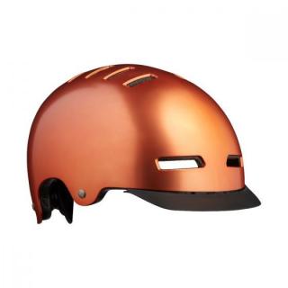 Cyklistická helma Lazer STREET DELUXE + LED, Copper Helmy vel.: M/55-59