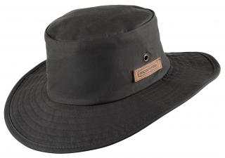 Australský černý klobouk oilskin - OILSKIN JACK Velikost: 59 cm (L)