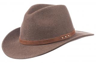 Australský hnědý klobouk vlněný - BULMAN Velikost: 59 cm (L)