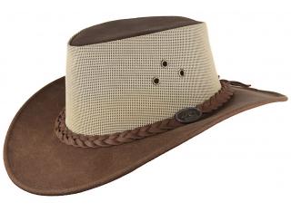 Australský klobouk kožený - DARWIN Velikost: 61 cm (XL)