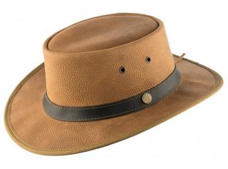 Australský klobouk kožený - TELFORD Velikost: 61 cm (XL)