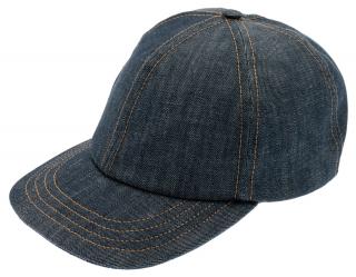 Bavlněná kšiltovka z organické džínoviny - Ball Cap Denim Indigo Velikost: 59 cm (L)
