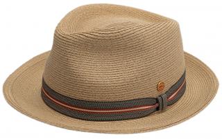Béžový crushable (nemačkavý) letní klobouk Trilby  - Mayser Maleo, UV faktor 80 Velikost: 55 cm  (S)