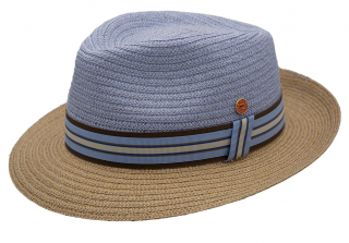 Béžový crushable (nemačkavý) letní klobouk Trilby  - Mayser Maleo Velikost: 61 cm (XL)