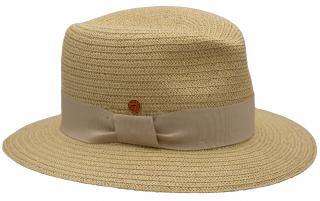 Béžový dámský klobouk Fedora -  Mayser Nane Velikost: 57 cm (M)